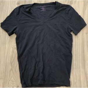 Tommy John Unisex T Shirt  Large Pima Cotton Spandex V Neck Memory Coller
